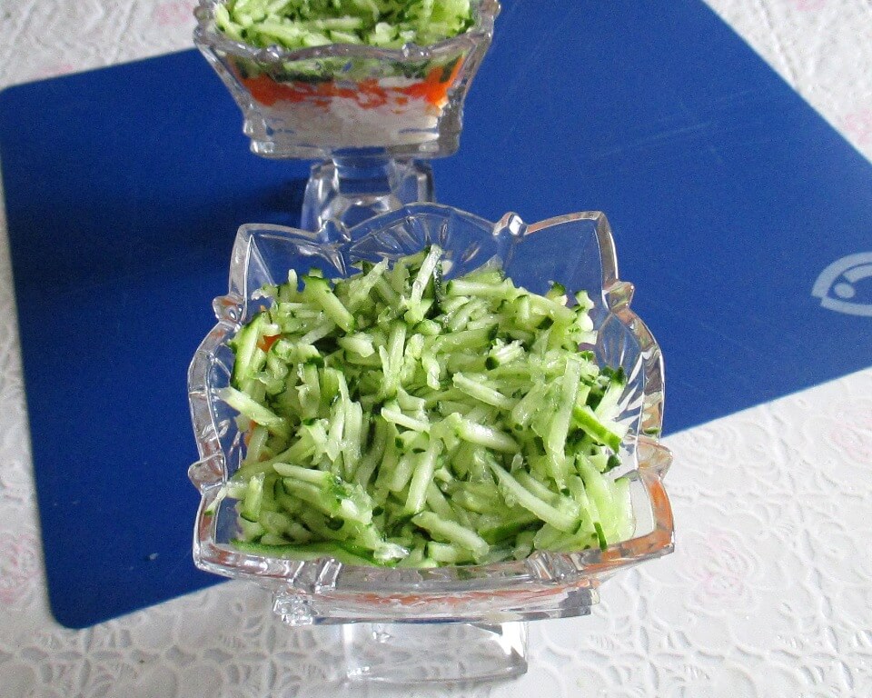 приготовление салат коктейль фото